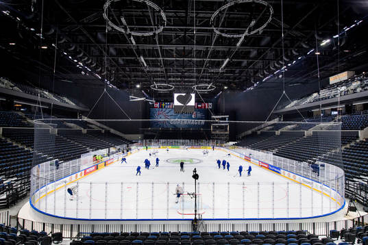 Interiörbild över Royal Arena