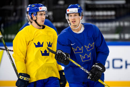 Mikael Backlund och Rickard Rakell