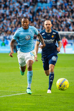 Malmö FFs Carlos Strandberg och Djurgårdens Marcus