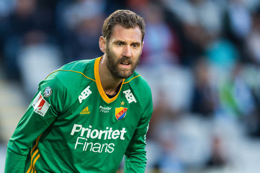 Djurgårdens målvakt Andreas Isaksson