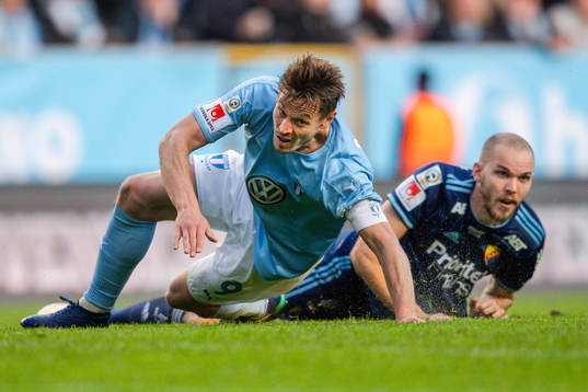 Malmö FFs Markus Rosenberg och Djurgårdens Marcus