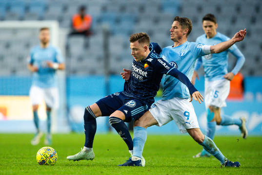 Malmö FFs Markus Rosenberg och Djurgårdens Fredrik