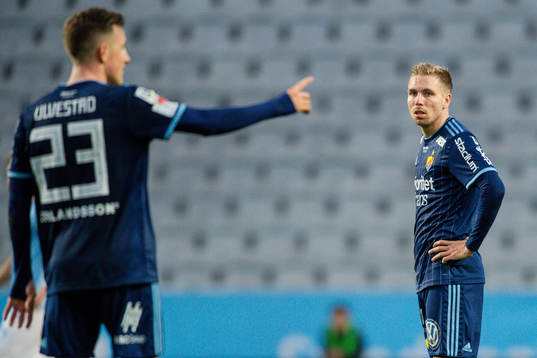 Djurgårdens Fredrik Ulvestad och Jonathan Ring