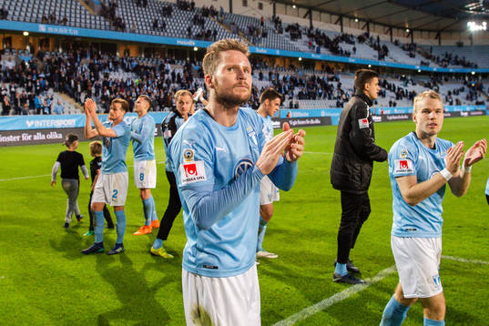 Malmö FFs Lasse Nielsen jublar