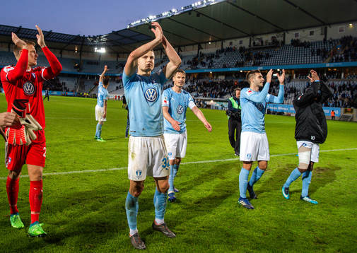 Malmö FFs Mattias Svanberg jublar
