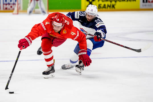 Rysslands Vladislav Gavrikov och Frankrikes Damien Raux