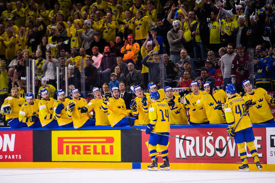 Sveriges Gustav Nyquist jublar