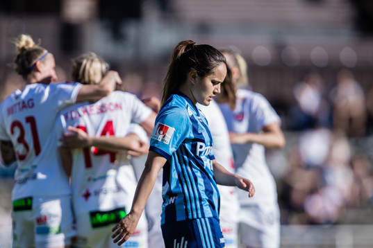 Djurgårdens Malin Diaz deppar