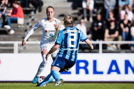 Rosengårds Sanne Troelsgaard Nielsen och Djurgårdens
