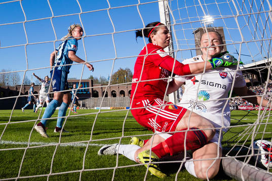Rosengårds Glodis Perla Viggosdottir jublar