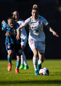 Rosengårds Anja Mittag och Djurgårdens Michaela van