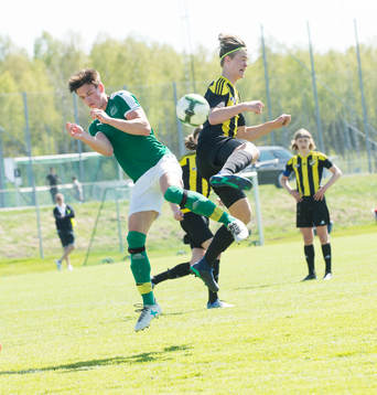 i matchen för pojkar födda 2002 mellan Hässleholms IF