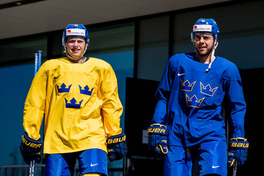 Lawrence Pilut och Magnus Pääjärvi-Svensson på väg