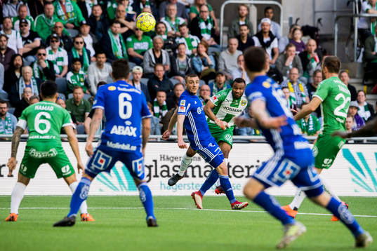 Hammarbys Serge-Junior Martinsson Ngouali och Sundsvalls