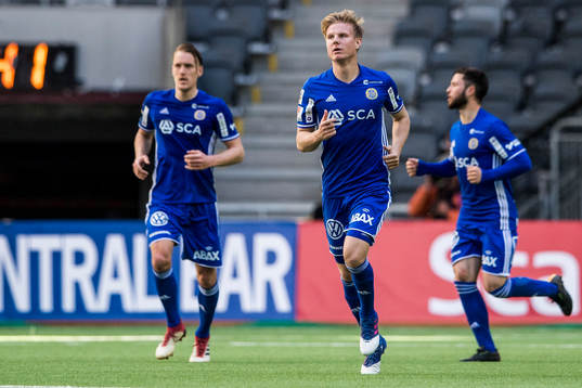 Sundsvalls Eric Björkander jublar