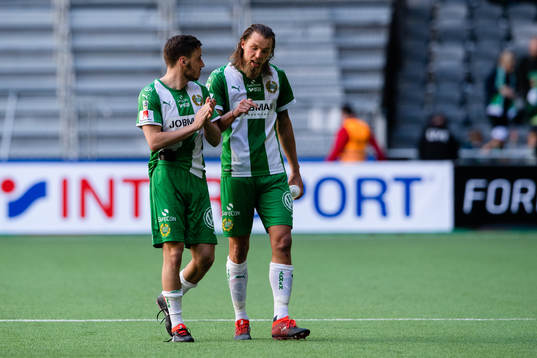 Hammarbys Jeppe Andersen och Björn Paulsen