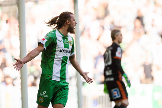 Hammarbys Björn Paulsen reagerar