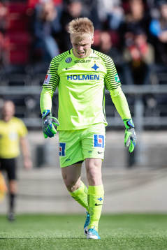 Norrköpings målvakt Isak Pettersson