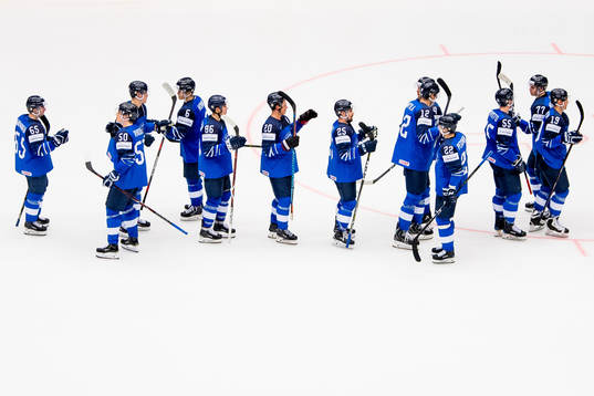 Bläddra bland fler bilder av Ice Hockey, World Championships, day 2, Finland - South Korea
