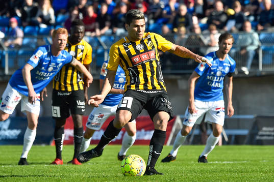 Häckens Paulinho gör 0-1-målet på straff