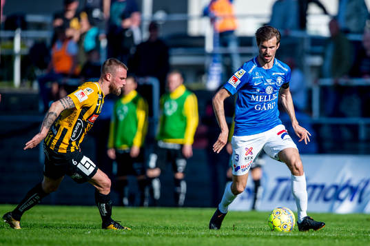 Häckens Alexander Faltsetas mot Trelleborgs Sebastian
