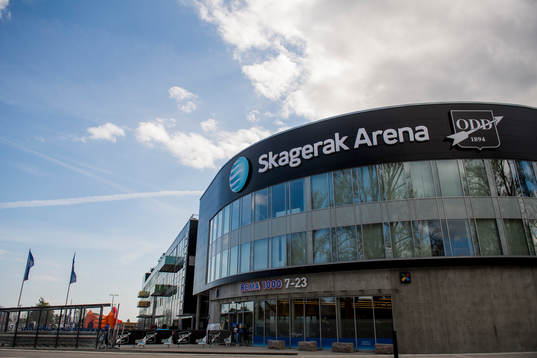 General view of Skagerak Arena