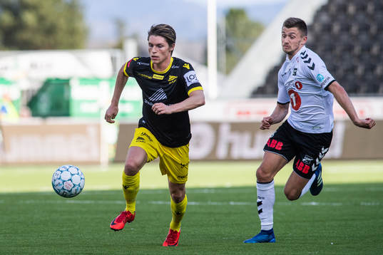 Kasper Skaanes of Start and Vebjørn Alvestad Hoff of Odd
