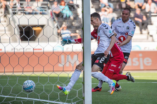 Elbasan Rashani of Odd scores 2-0
