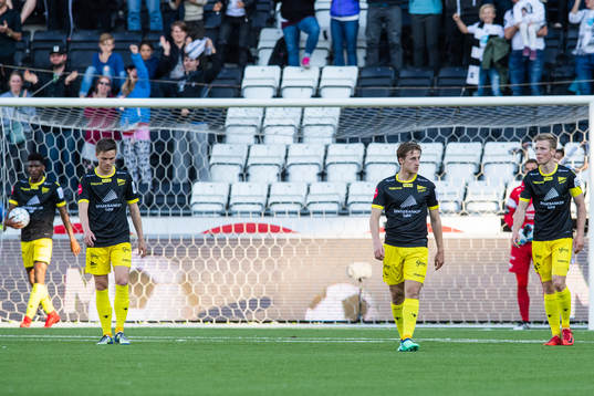 Adnan Hadzic of Start looks dejected