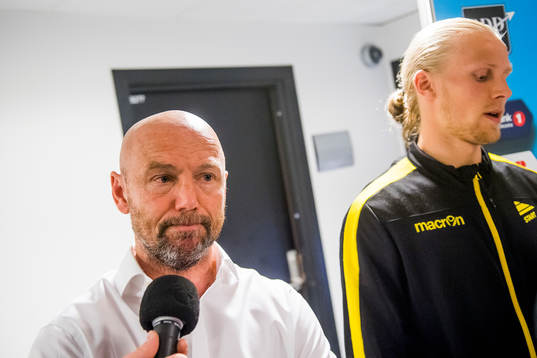 Mark Dempsey, head coach of Start, and Lars Jørgen