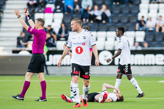 Espen Hammer Berger of Start with an injury