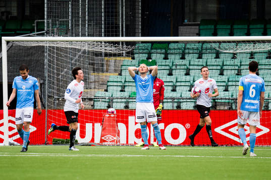 Tapio Heikkilä of Sandnes Ulf looks dejected