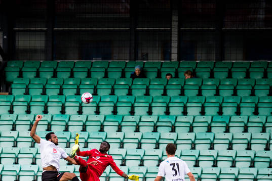Goalkeeper Arnold Origi of Sandnes Ulf