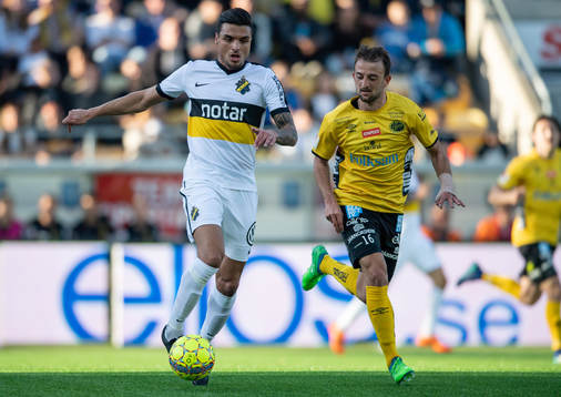 s Ahmed Yasin och Elfsborgs Robert Gojani