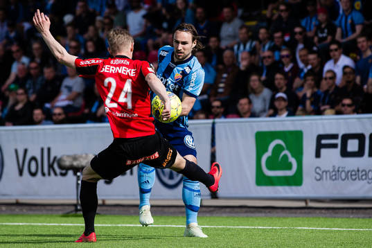 Djurgårdens Kevin Walker och Brommapojkarnas Fritiof