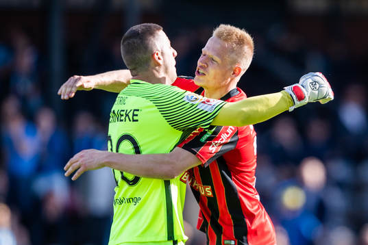Brommapojkarnas Martin Rauschenberg Brorsen och Nikola