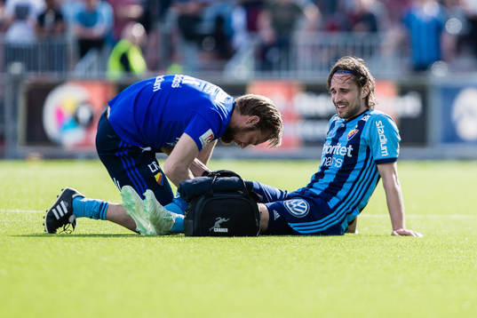 Djurgårdens Kevin Walker har skadat sig