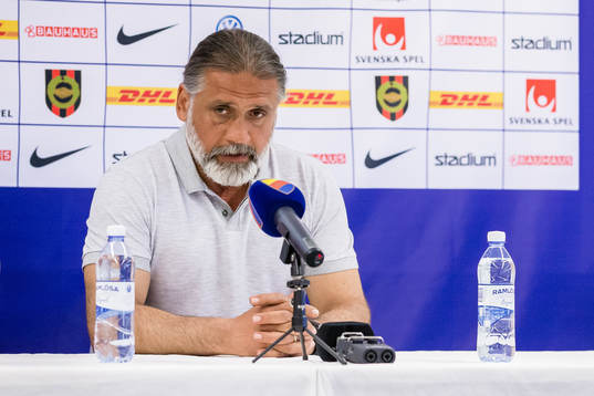Djurgårdens tränare Özcan Melkemichel