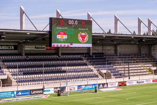 Ledskärm på Gavlevallen