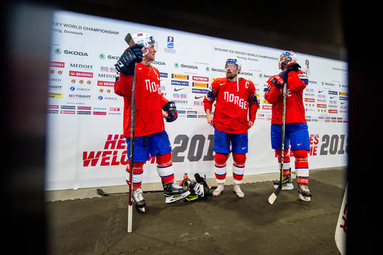 Tobias Lindström, Jonas Holøs and Thomas Valkvæ Olsen of