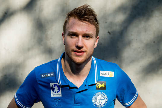 Goaltender Henrik Haukeland of Norway poses for a portrait
