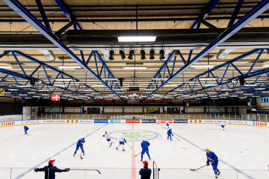 General view of Kvik Hockey Arena