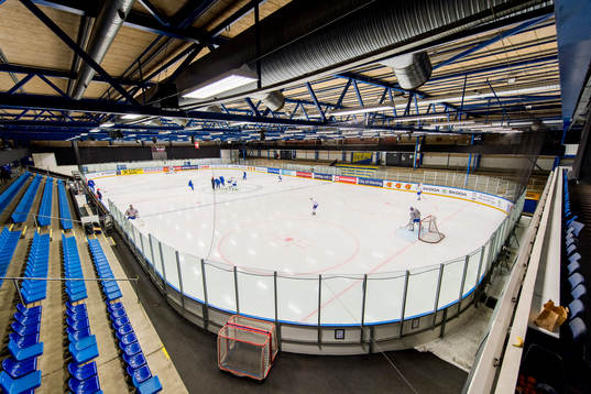 General view of Kvik Hockey Arena