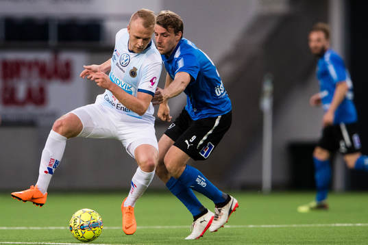 Gefles Christian Ljungberg och Halmstads Johan Oremo