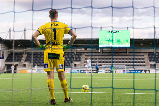 Halmstads målvakt Malkolm Nilsson