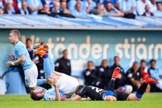 Malmö FFs Lasse Nielsen och IFK Göteborgs Sebastian