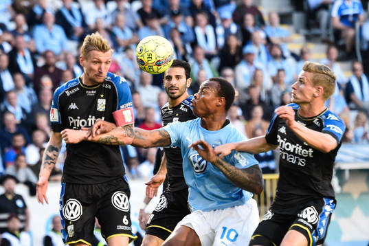 IFK Göteborgs Sebastian Eriksson, Gustav Engvall och