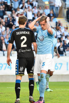 Malmö FFs Sören Rieks deppar