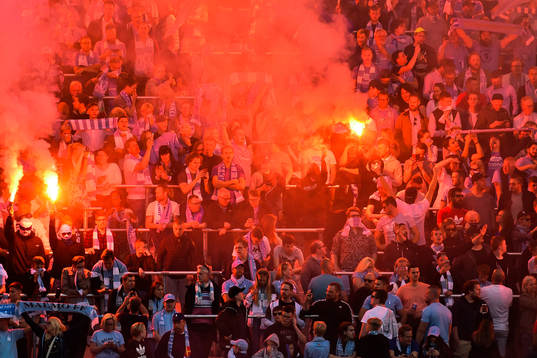 Bengaler på Malmö FFs ståplatsläktare