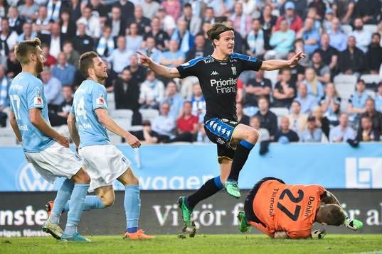 IFK Göteborgs August Erlingmark jublar